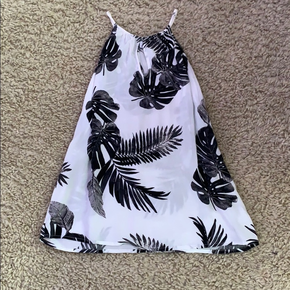 White palm tree  blouse